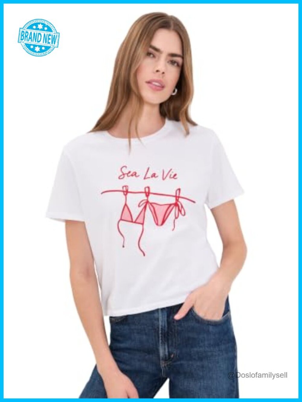 Women's Sea La Vie Everyday Tee Lightweight Stretch Jersey Crew Neck